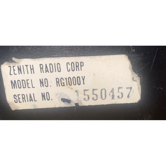 Vintage ZENITH ROYAL 1000 SIX‎ BAND SOLID STATE RADIO AM FM VHF Works Transistor - Picture 12 of 14